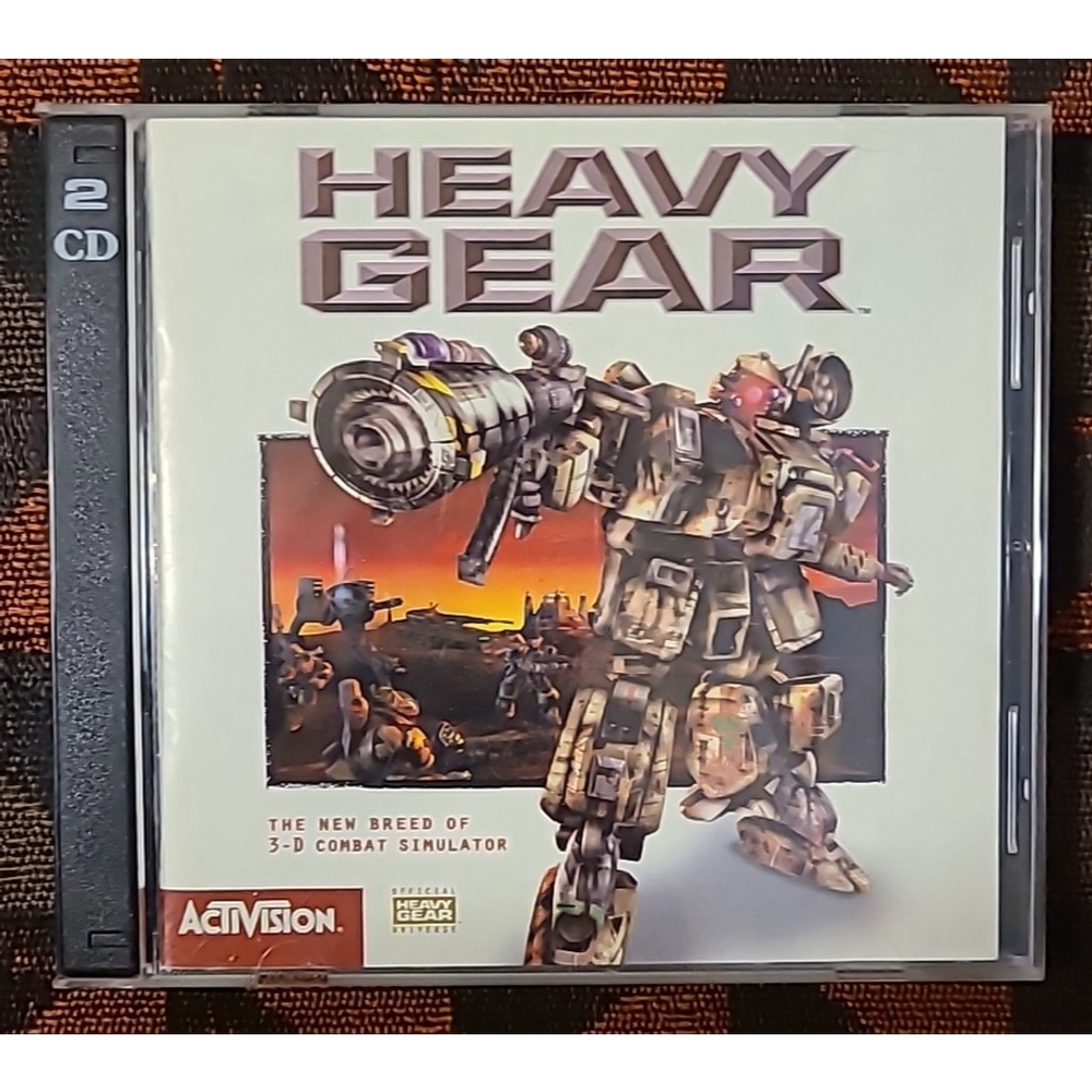 Heavy Gear (PC, CD-Rom, Activision, 1997, Two Discs)